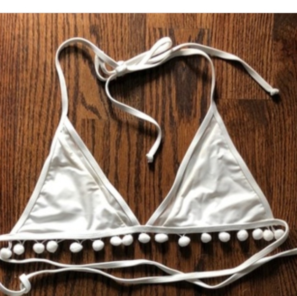 White bikini top